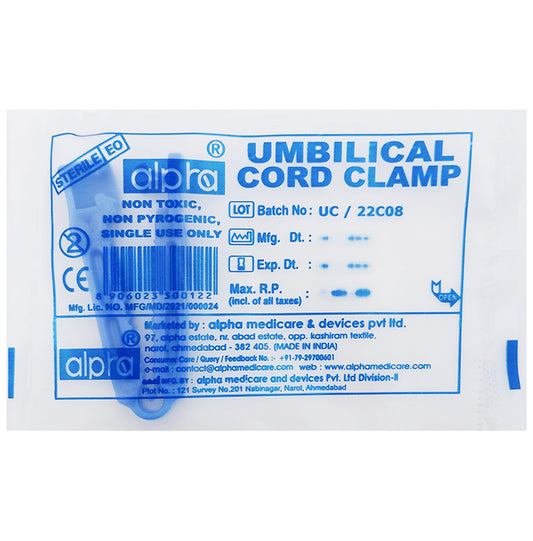Alpha Umbilical Cord Clamp
packet of 1 Unit