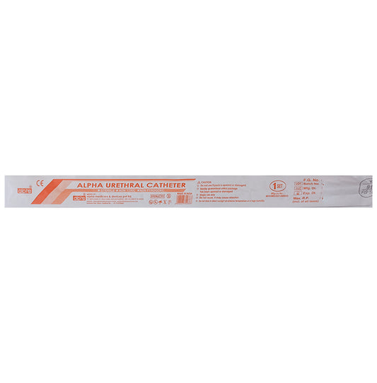 Alpha Urethral Catheter FG 10
packet of 1 Catheter