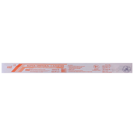Alpha Urethral Catheter FG 14
packet of 1 Catheter