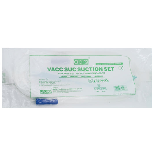 Alpha Vacc Suc Suction Set
packet of 1 Unit