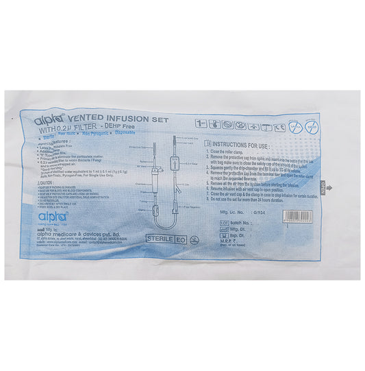 Alpha Vented Infusion Set
packet of 1 Unit