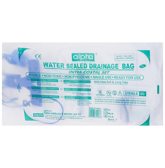 Alpha Water Sealed Drainage Bag
packet of 1 Unit