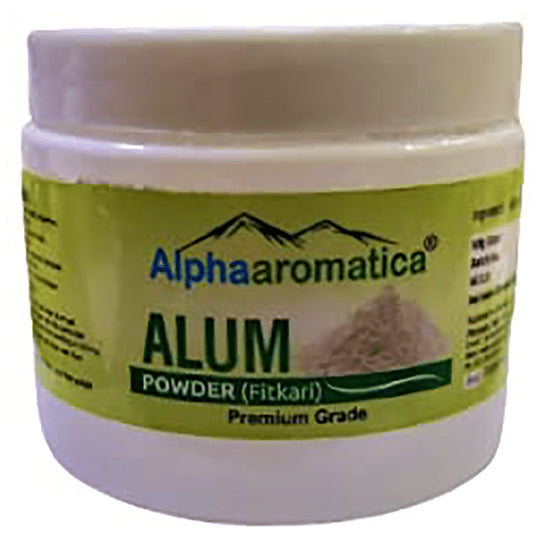 Alphaaromatica Alum Powder (Fitkari)
jar of 100 gm Powder