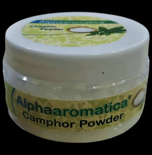 Alphaaromatica Camphor Powder
jar of 50 gm Powder