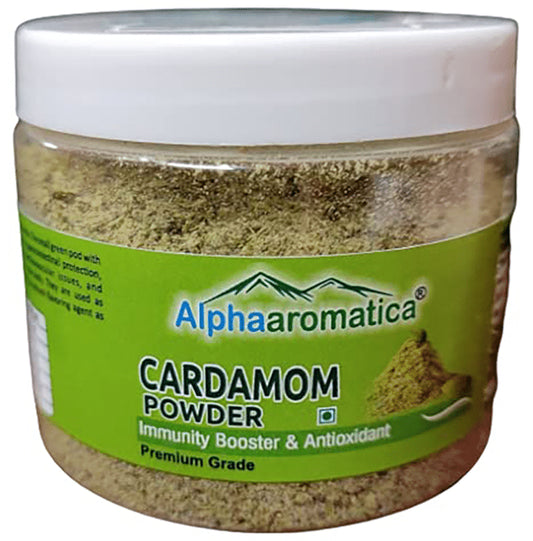 Alphaaromatica Cardamom Powder Green Elachi
jar of 100 gm Powder
