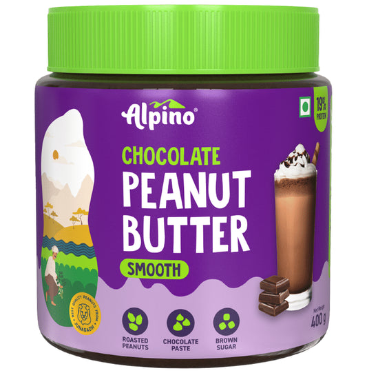 Alpino Chocolate Smooth Peanut Butter
jar of 400 gm Butter