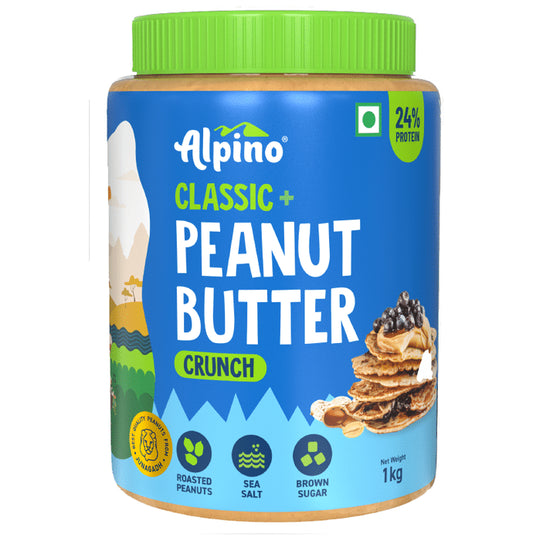 Alpino Classic Crunch Peanut Butter
jar of 1 kg Butter