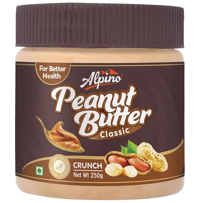 Alpino Classic Crunch Peanut Butter
jar of 250 gm Butter
