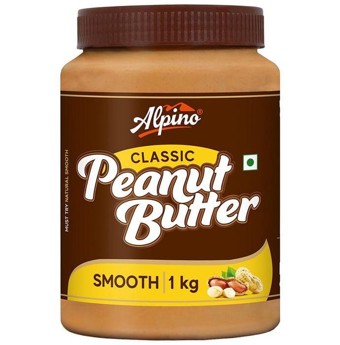 Alpino Classic Smooth Peanut Butter (1kg Each)
combo pack of 2 jar