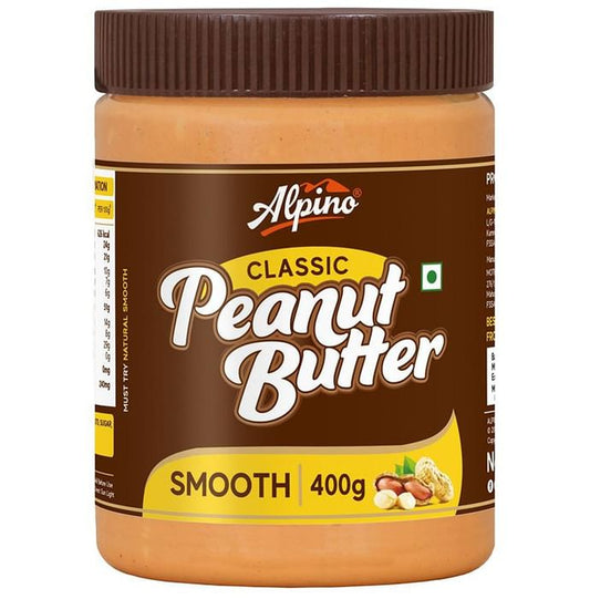 Alpino Classic Smooth Peanut Butter (400gm Each)
combo pack of 2 jar