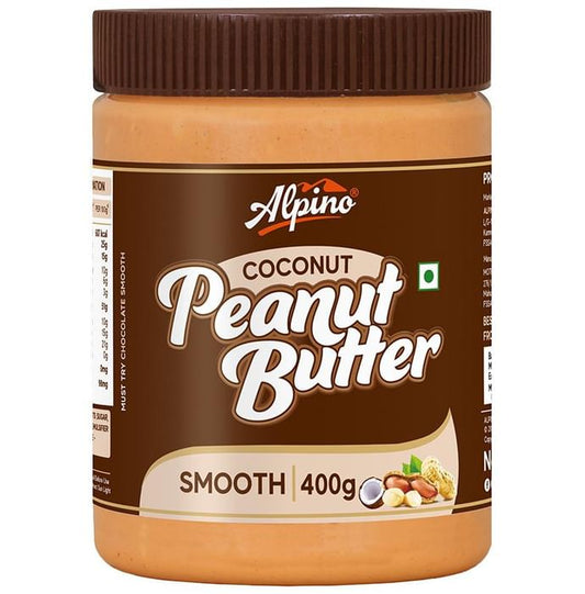Alpino Coconut Smooth Peanut Butter
jar of 400 gm Butter
