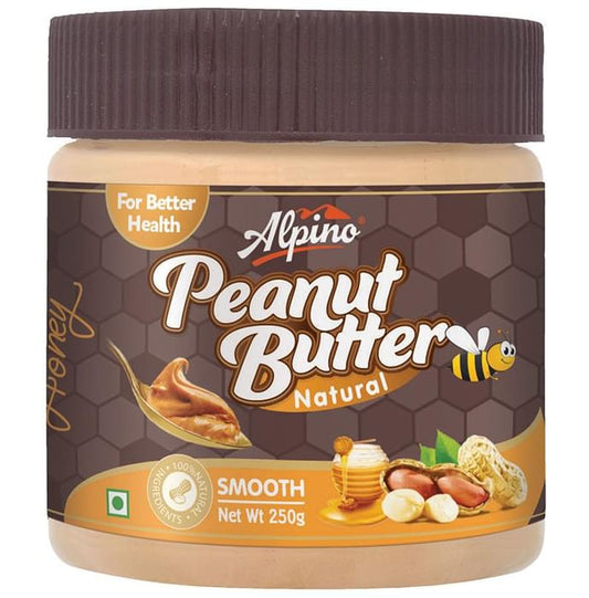Alpino Natural Smooth Honey Peanut Butter
jar of 250 gm Butter