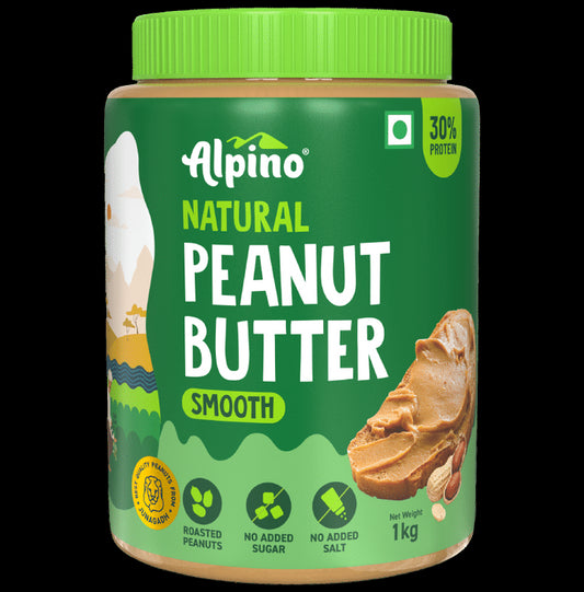 Alpino Natural Smooth Peanut Butter
jar of 1 kg Butter