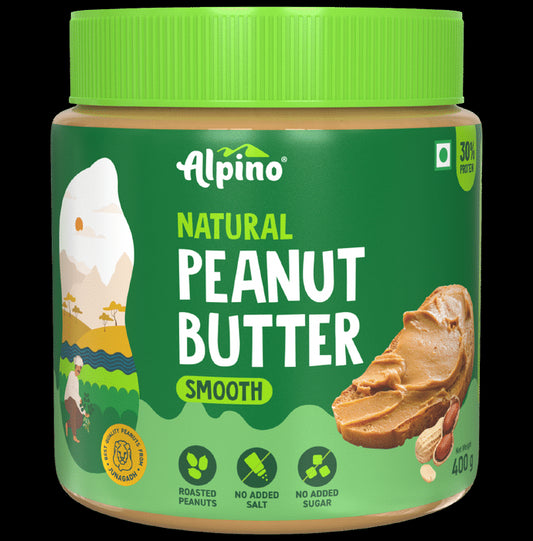 Alpino Natural Smooth Peanut Butter
jar of 400 gm Butter