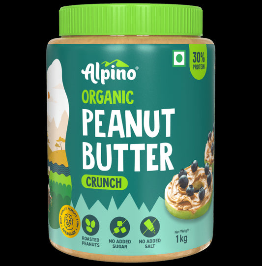 Alpino Organic Crunch Peanut Butter
jar of 1 kg Butter