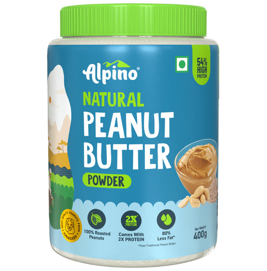 Alpino Peanut Butter Powder Natural
jar of 400 gm Powder