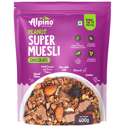 Alpino Peanut Super Muesli
packet of 400 gm Muesli