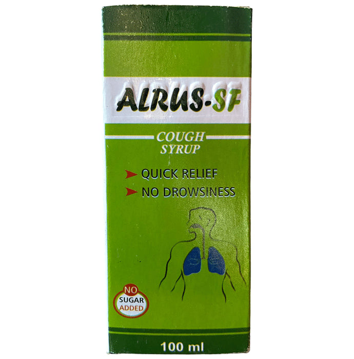Alrus-SF Cough Syrup
bottle of 100 ml Syrup