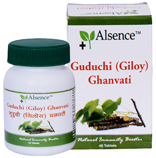 Alsence Guduchi (Giloy) Ghanvati Tablet
bottle of 80 tablets