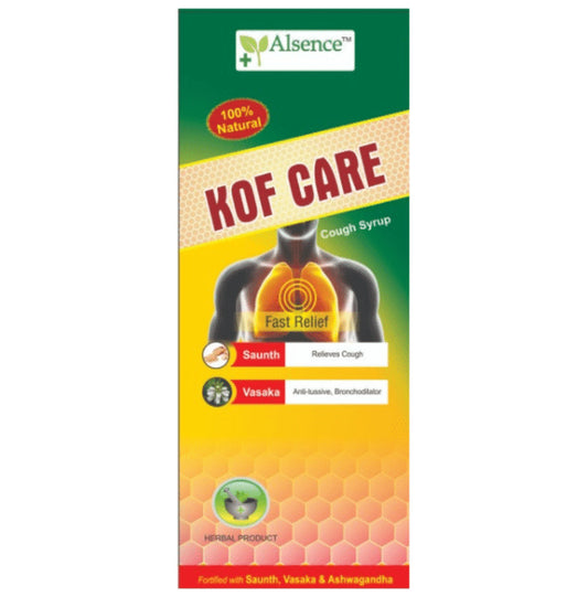 Alsence Kof Care Cough Syrup (100ml Each)
combo pack of 2 bottles