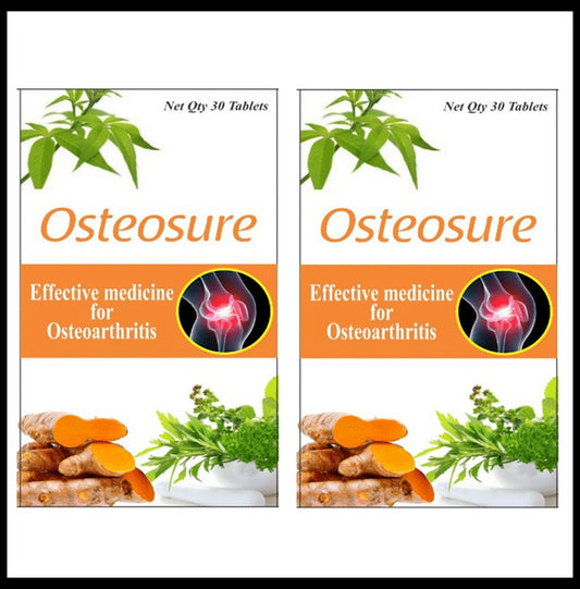 Alsence Osteosure (30 Tablet Each)
box of 2 Packs