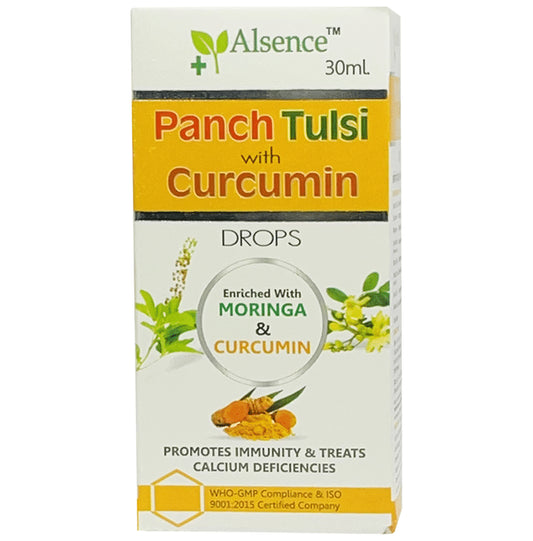Alsence Panch Tulsi with Curumin Drops
bottle of 30 ml Oral Drops