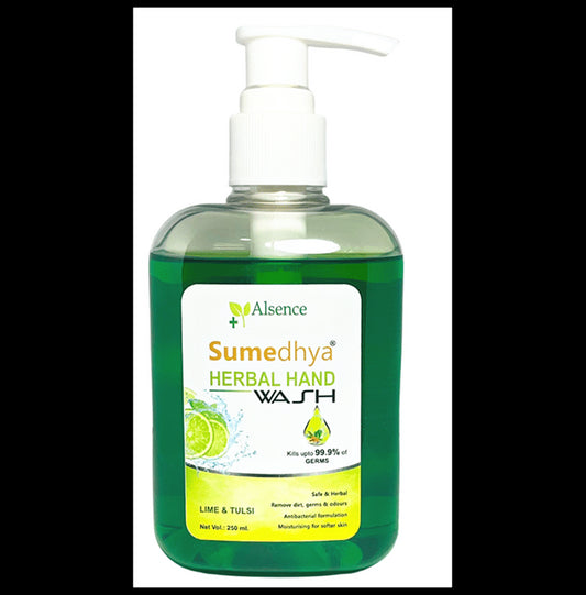 Alsence Sumedhya Herbal Hand Wash Lime & Tulsi (250ml Each)
combo pack of 2 bottles