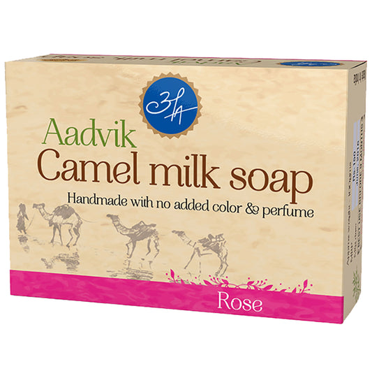 Aadvik Camel Milk Soap Rose
box of 100 gm Soap