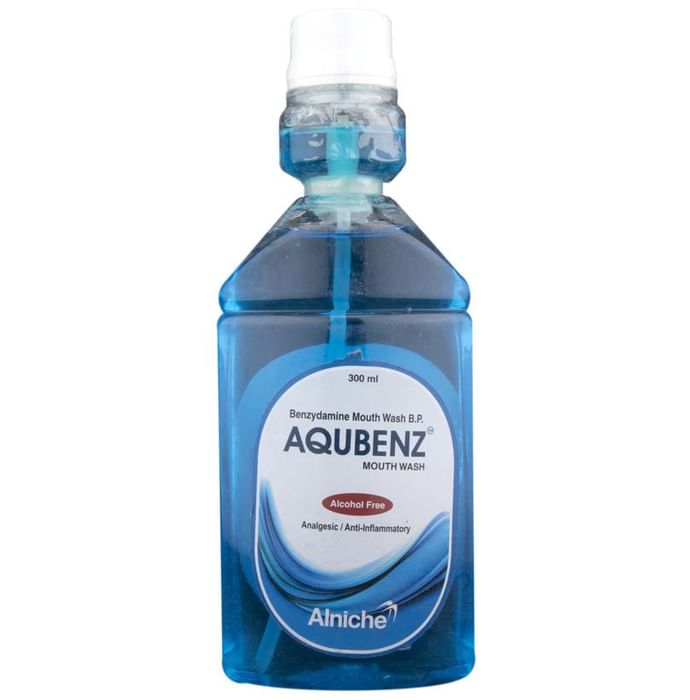 Aqubenz Mouth Wash
bottle of 300 ml Mouth Wash
