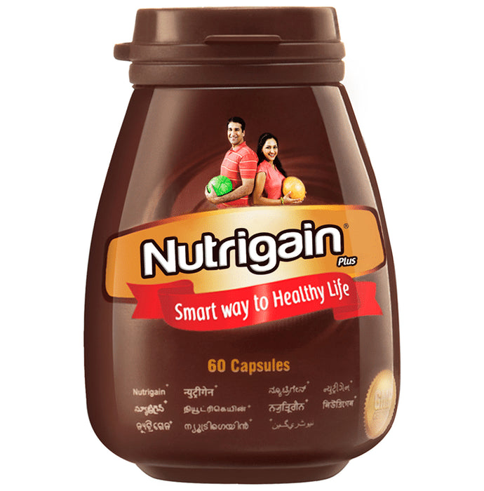 Ayurwin Nutrigain Plus Capsule
bottle of 60 capsules