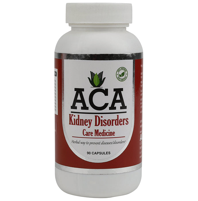 ACA Kidney Disorder Care Medicine
bottle of 90 capsules