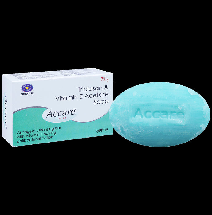 Accare Soap
packet of 75 gm Soap