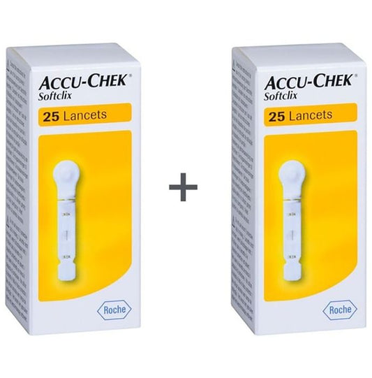 Accu-Chek Softclix 50 Lancet (Pack of 2)
combo pack of 2 units