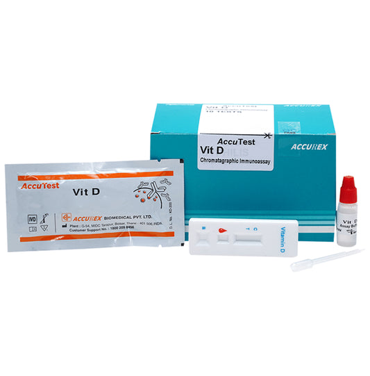 Accurex Accu Test Vitamin D Test Kit
box of 1 Test Kit
