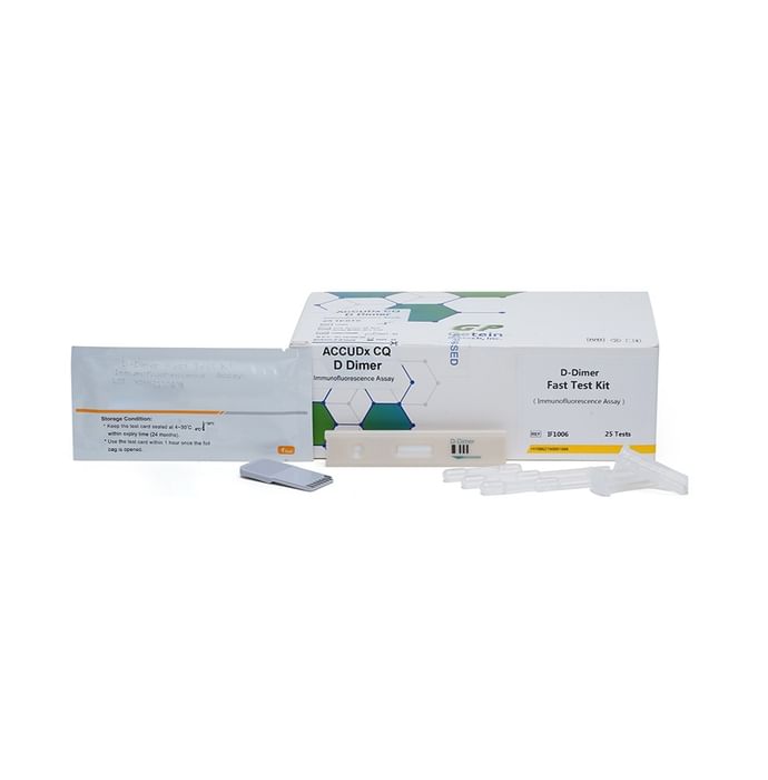 Accurex D-Dimer Fast Test Kit
box of 25 Test Strips