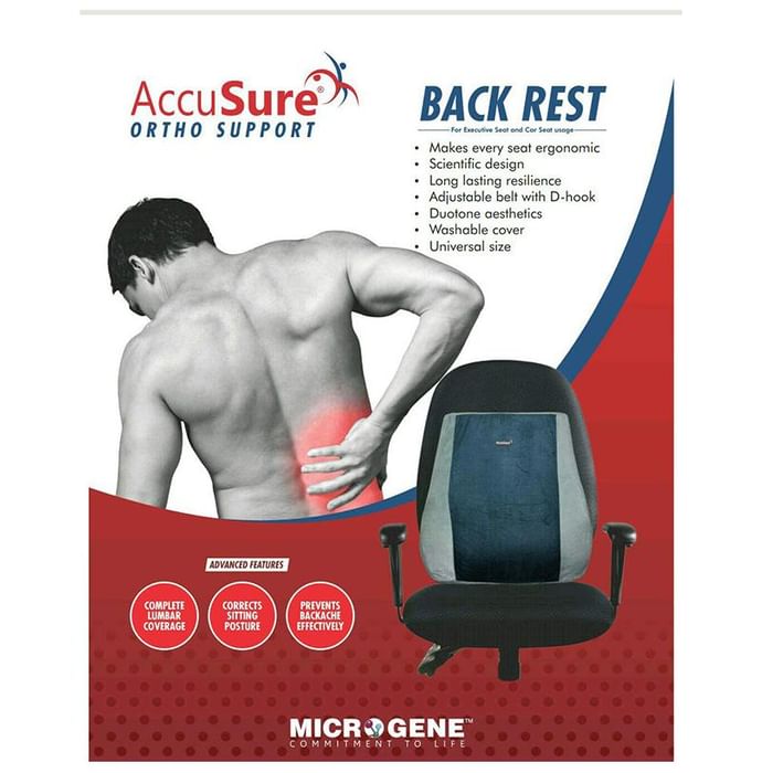 AccuSure Ortho Support Backrest
box of 1 Unit