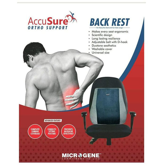 AccuSure Ortho Support Backrest
box of 1 Unit