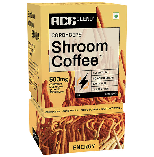 Ace Blend Cordyceps Shroom Coffee Sachet
box of 15 Sachets