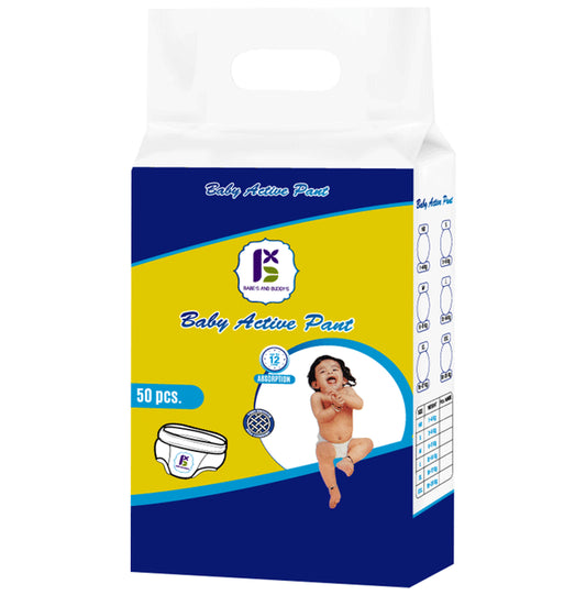 Babe's & Buddy's Baby Diaper Pants (50 Each) Large
packet of 1 Pack