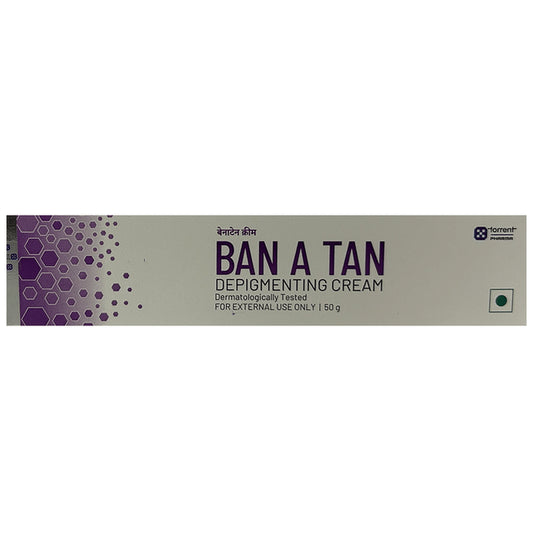 Ban A Tan Cream for Depigmentation & Skin Lightening
tube of 50 gm Cream