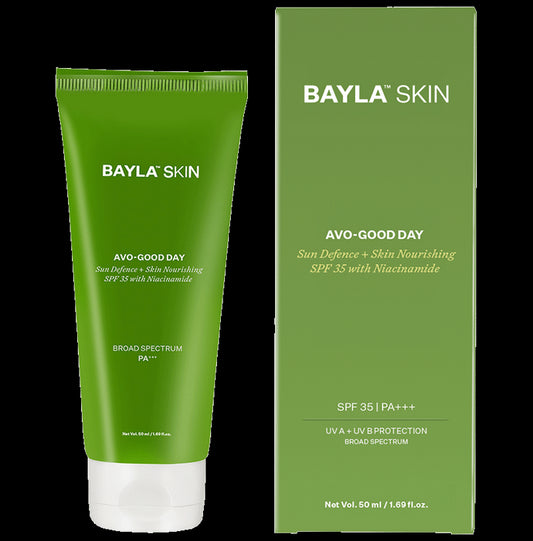 Bayla Skin Avo-Good Day Sunscreen SPF 35 PA+++
tube of 50 gm Cream