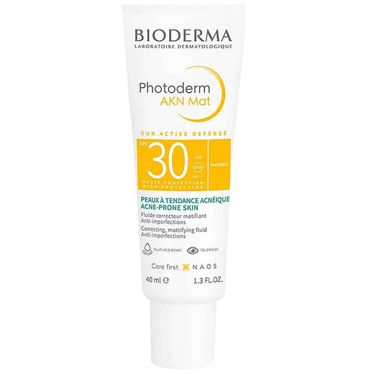 Bioderma Photoderm AKN Mat Sunscreen SPF 30 PA++++ | For Acne Prone Skin
tube of 40 ml Lotion