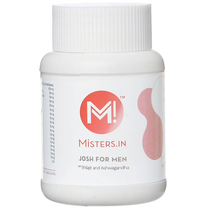 Misters.In Josh for Men Capsule with Shilajit and Aswagandha (30 Each)
combo pack of 3 bottles