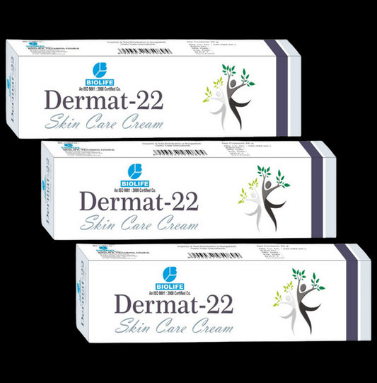 Biolife Derma 22 Skin Care Cream (25gm Each)
combo pack of 3 Tubes