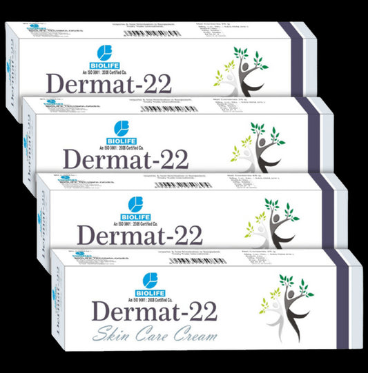 Biolife Derma 22 Skin Care Cream (25gm Each)
combo pack of 4 Tubes
