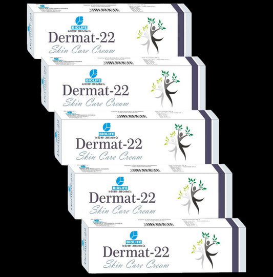 Biolife Derma 22 Skin Care Cream (25gm Each)
combo pack of 5 Tubes