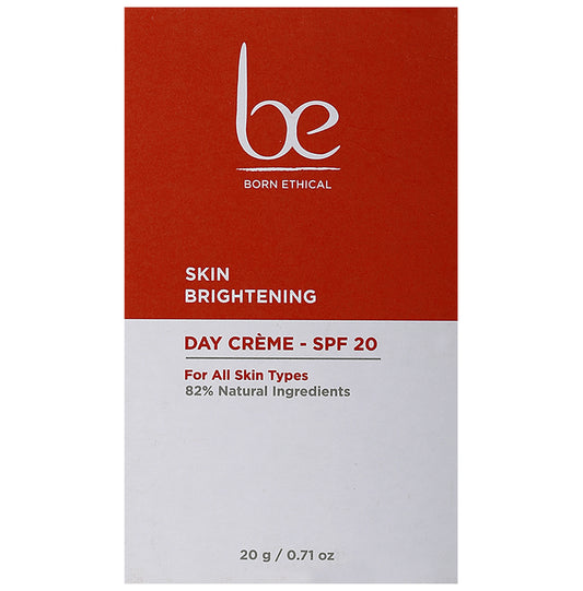 Born Ethical Skin Brightening Day Creme - SPF 20
bottle of 20 gm Cream