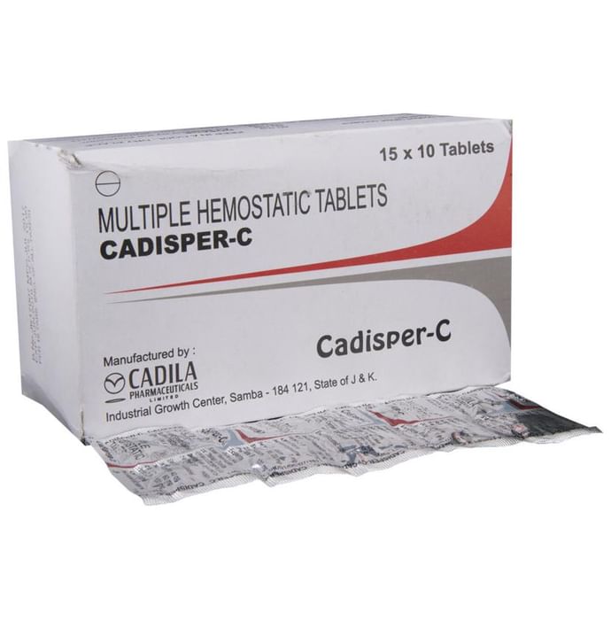 Cadisper-C Tablet
strip of 10 tablets