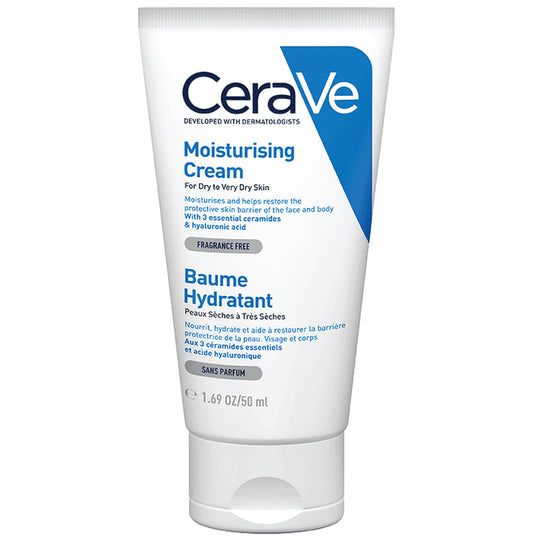 CeraVe Moisturising Cream for Dry to Very Dry Skin | Hydrating Face Care Product
tube of 50 ml Cream