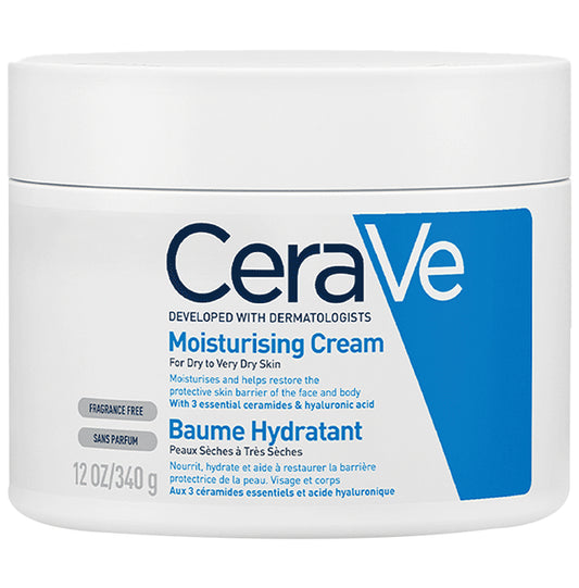 CeraVe Moisturising Cream for Dry to Very Dry Skin | Hydrating Face Care Product
jar of 340 gm Cream